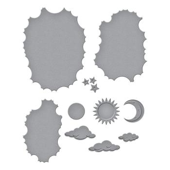 Spellbinders - Stanzschablone "Tunnel Clouds" Dies