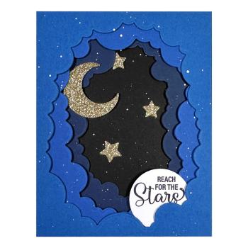 Spellbinders - Stanzschablone "Tunnel Clouds" Dies