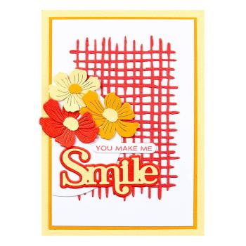 Spellbinders - Stanzschablone "Woven Lattice Texture" Dies