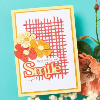 Spellbinders - Stanzschablone "Woven Lattice Texture" Dies