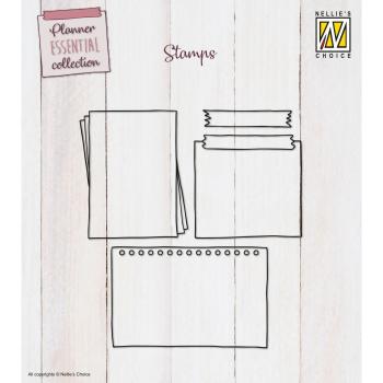 Nellie Snellen - Stempelset "Checklists" Clear Stamps Planer Essential Collection