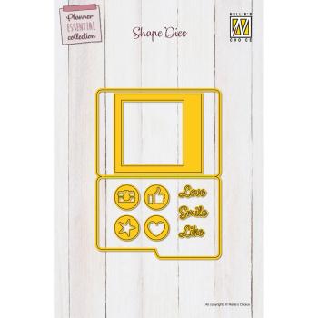 Nellie Snellen - Stanzschablone "Polaroid & Archives" Planer Essential Collection Dies