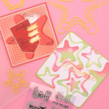 Nellie Snellen - Stanzschablone "Wavy Star" Planer Essential Collection Dies