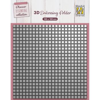 Nellie Snellen - Prägefolder "Blocks" 3D Embossing Folder 