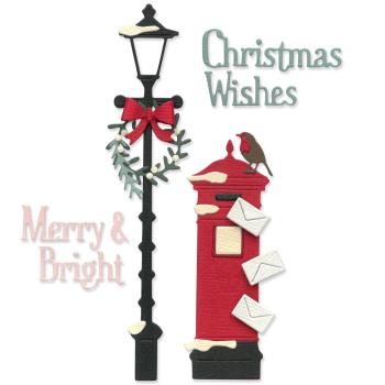 Sizzix - Stanzschablone "Letters at Christmas" Thinlits Craft Dies by Olivia Rose