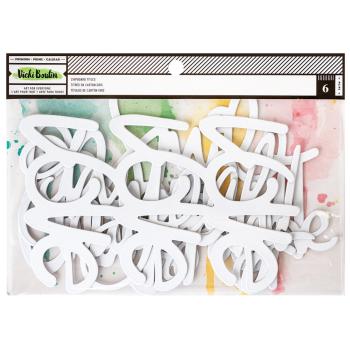 American Crafts - Stanzteile "Mixed Media" Die Cuts