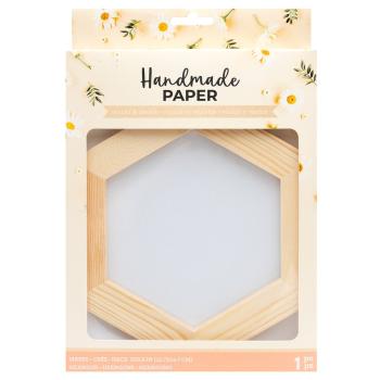American Crafts - Schöpfrahmen "Hexagon" Handmade Paper - Mould and Deckle Kit 