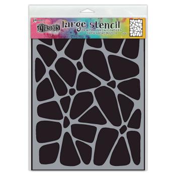 Ranger - Schablone 9x12 Inch "Crazy Paving" Dylusions Stencil