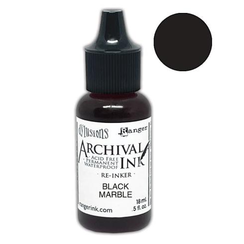 Ranger Ink - Dylusion Archival Ink Reinker "Black Marble" Nachfüller