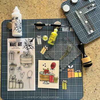 Ranger - Stempelset by Wendy Vecchi "Doodle Celebration" Make Art Clear Stamps