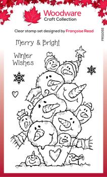 Woodware - Stempelset "Snow Balls" Clear Stamps Design by Francoise Read