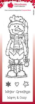 Woodware - Stempelset "Winter Boots" Clear Stamps Design by Francoise Read