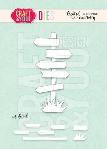 Craft & You Design - Stanzschablone "Signpost" Dies