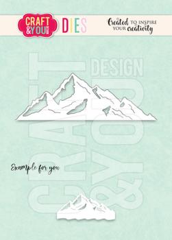 Craft & You Design - Stanzschablone "Border Mountines" Dies