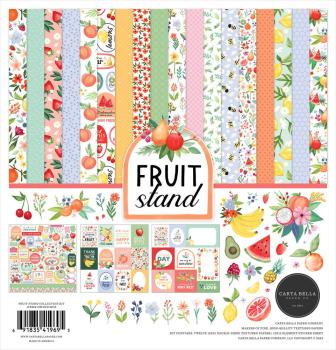 Carta Bella - Designpapier "Fruit Stand" Collection Kit 12x12 Inch - 12 Bogen  