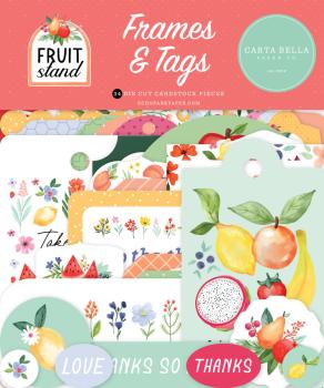 Carta Bella - Stanzteile & Anhänger "Fruit Stand" Ephemera Frames & Tags