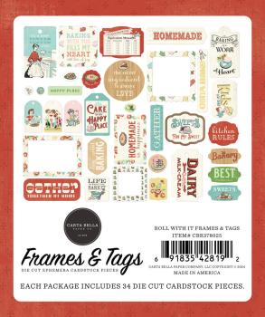 Carta Bella - Stanzteile & Anhänger "Roll With It" Ephemera Frames & Tags