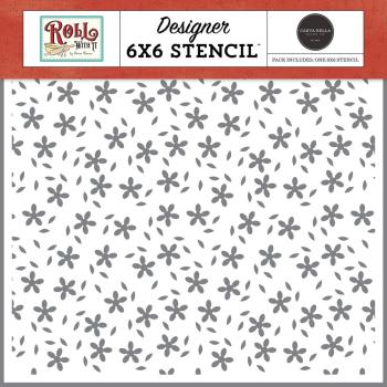Carta Bella - Schablone 6x6 Inch "Fill My Heart Floral" Stencil
