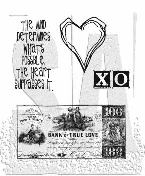 Stampers Anonymous - Gummistempelset "From The Heart" Cling Stamp Design by Tim Holtz