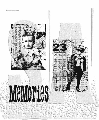 Stampers Anonymous - Gummistempelset "The Boys" Cling Stamp Design by Tim Holtz