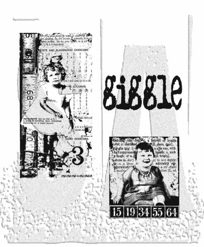 Stampers Anonymous - Gummistempelset "The Girls" Cling Stamp Design by Tim Holtz