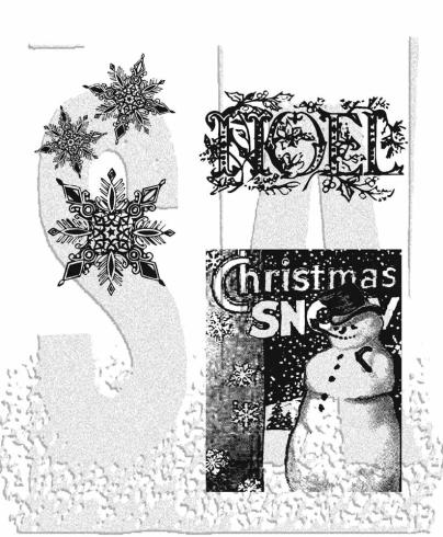 Stampers Anonymous - Gummistempelset "Winter Wonder" Cling Stamp Design by Tim Holtz