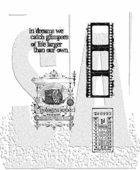 Stampers Anonymous - Gummistempelset "Captured Moments" Cling Stamp Design by Tim Holtz