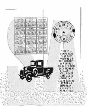 Stampers Anonymous - Gummistempelset "Elements Of" Cling Stamp Design by Tim Holtz