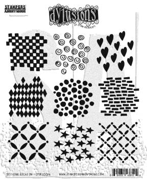 Stampers Anonymous - Gummistempelset "Get Your Rocks On" Dylusions Cling Stamp Design by Dyan Reaveley