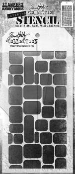 Stampers Anonymous - Schablone "Labels" Layering Stencil Design by Tim Holtz