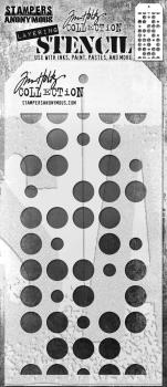 Stampers Anonymous - Schablone "Spots" Layering Stencil Design by Tim Holtz