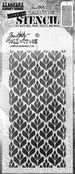 Stampers Anonymous - Schablone "Deco Floral" Layering Stencil Design by Tim Holtz