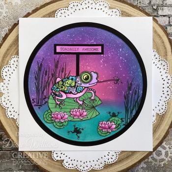 Creative Expressions - Stempelset "Toadally Awesome" Clear Stamps 6x8 Inch Design by Dora