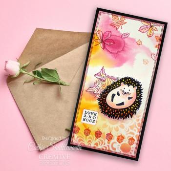 Creative Expressions - Schablone 6x6 Inch "Flower" Stencil Design by Dora