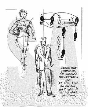 Stampers Anonymous - Gummistempelset "Dance Card" Cling Stamp Design by Tim Holtz