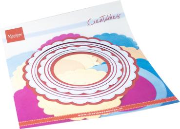 Marianne Design - Präge- und Stanzschablone "Scalloped Circles" Creatables Dies