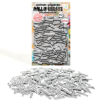 AALL and Create - Stanzteile "Serene Sayings" Ephemera Die-Cuts