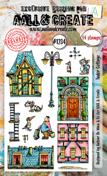 AALL and Create - Stempelset A6 "Tudor Cottage" Clear Stamps
