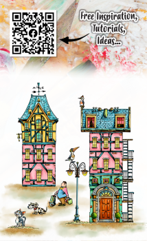 AALL and Create - Stempelset A6 "Tudor Cottage" Clear Stamps