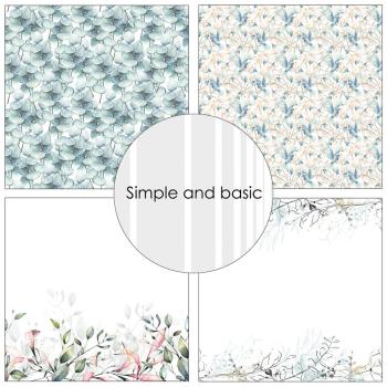 Simple and Basic - Designpapier "A Sense of Clarity" Paper Pack 12x12 Inch - 8 Bogen 