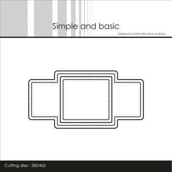 Simple and Basic - Stanzschablone 10x5cm "Bellybelt Masculine" Dies