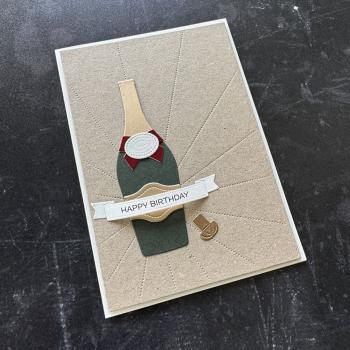 Simple and Basic - Stanzschablone "Champagne Bottle" Dies