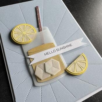 Simple and Basic - Stanzschablone "Drink w/ Orange and Lime" Dies