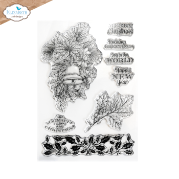 Elizabeth Craft Designs - Stempelset "Joyous Christmas" Clear Stamps