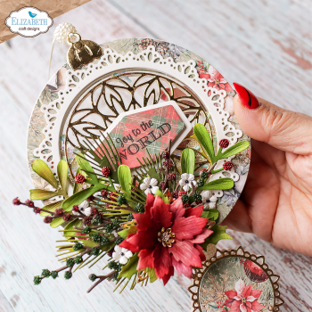 Elizabeth Craft Designs - Stanzschalone "Joyous Ornament Round" Dies