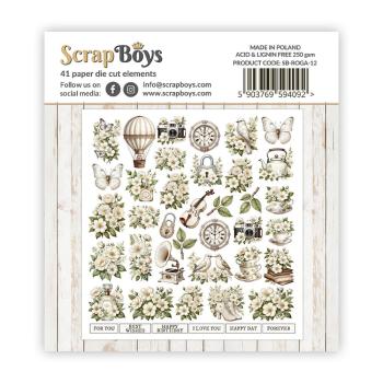 ScrapBoys - Stanzteile "Romantic Garden" Die Cuts