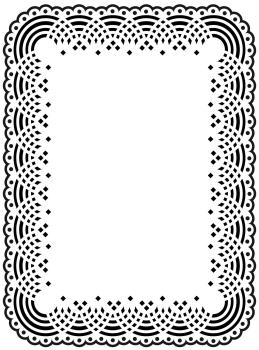 Vaessen Creative - Prägefolder "Spitzendeckchen" Embossingfolder