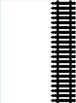 Vaessen Creative - Prägefolder "Lattenzaun" Embossingfolder