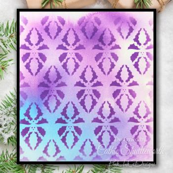 Pink Ink Designs - Schablone "Holly Trellis" Stencil