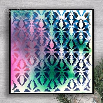 Pink Ink Designs - Schablone "Holly Trellis" Stencil